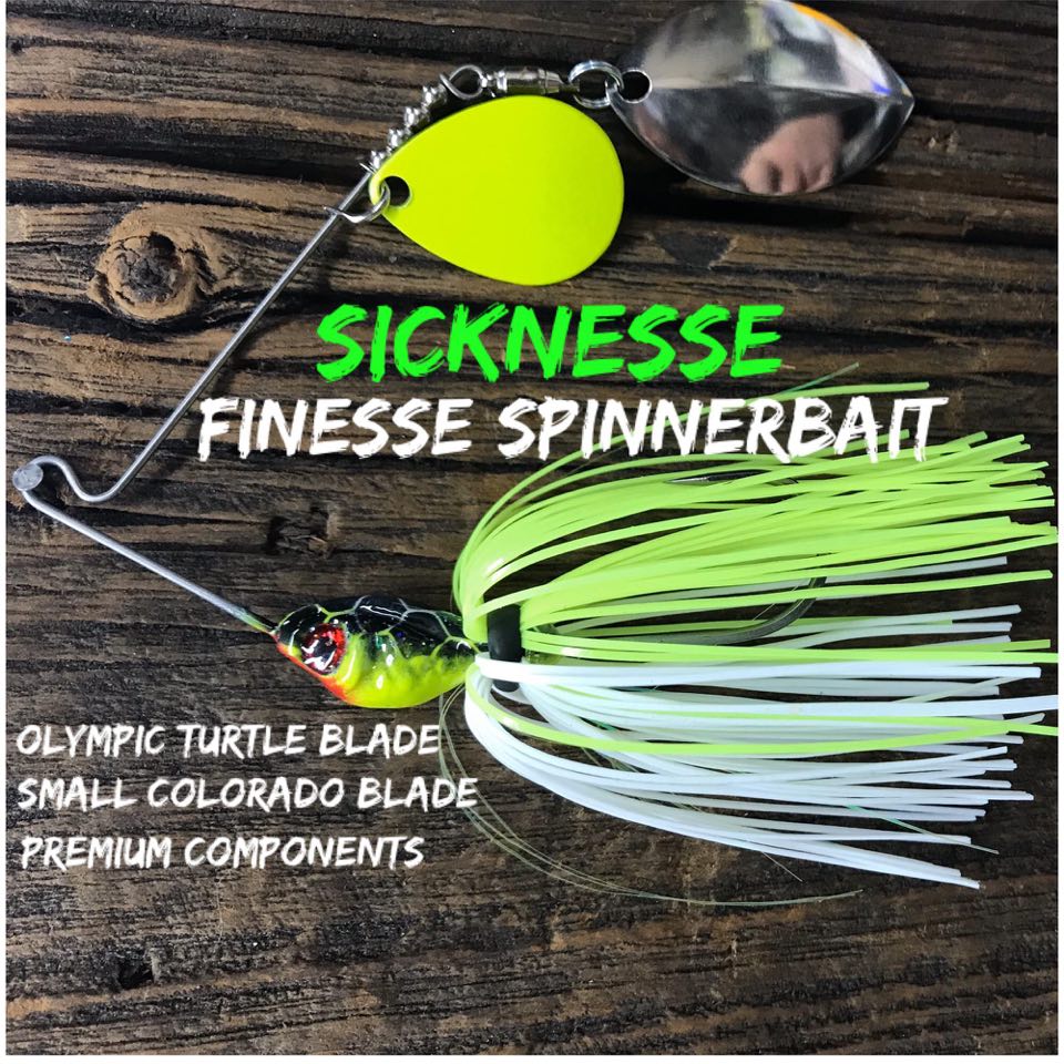 THE SICKNESSE (FINESSE) SPINNERBAITS